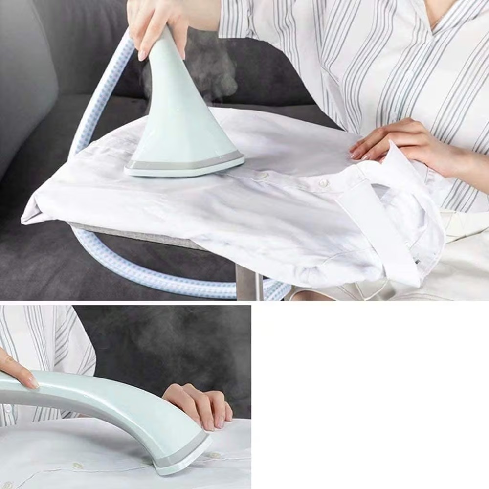 Clothes Steamer 1800W - Handheld Vertical Garment Steamer with Ironing Board Small Portable Steam Iron for Wrinkle Removal, Fast Heat-Up