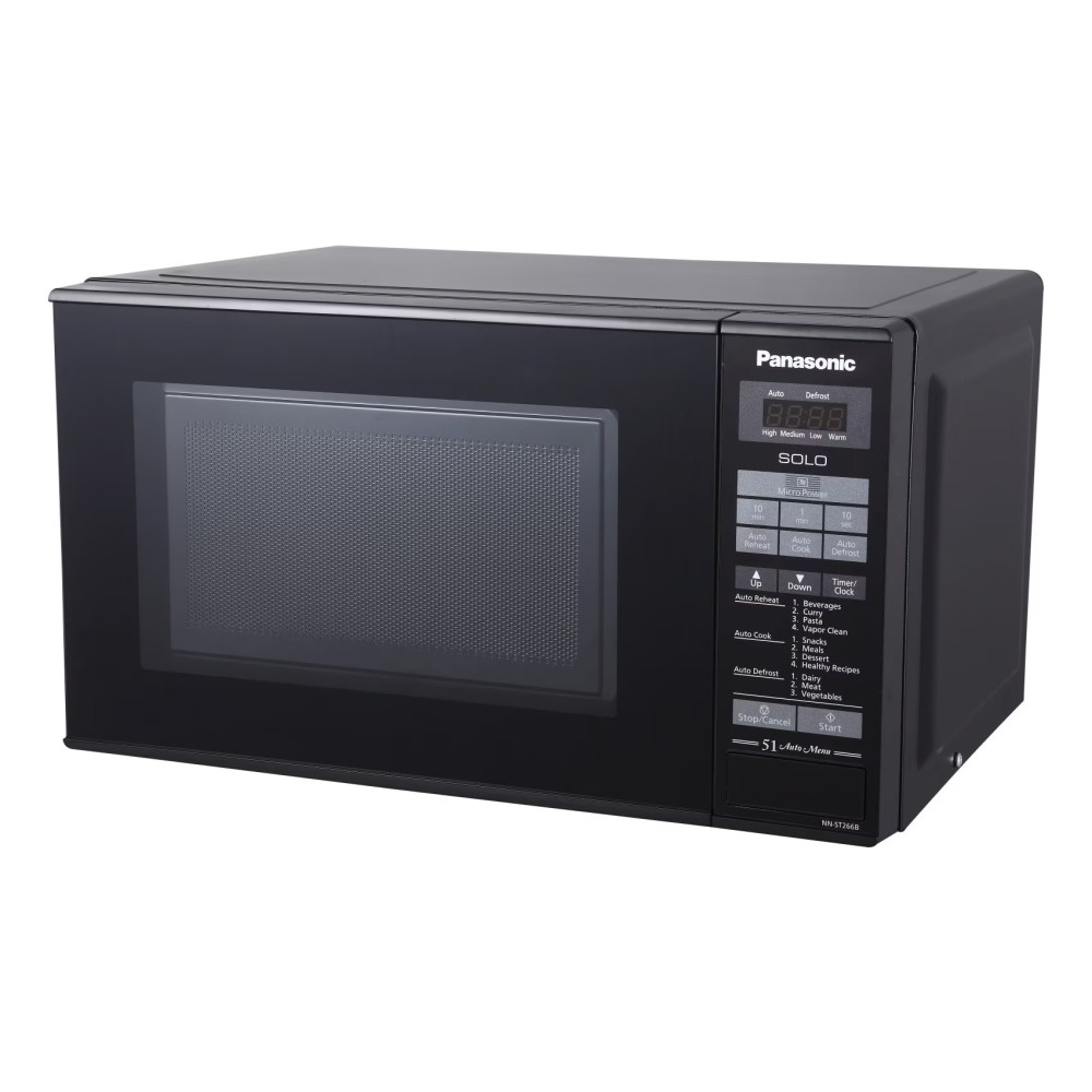 Panasonic Solo Microwave Oven NN-ST266BVTG Black 20L