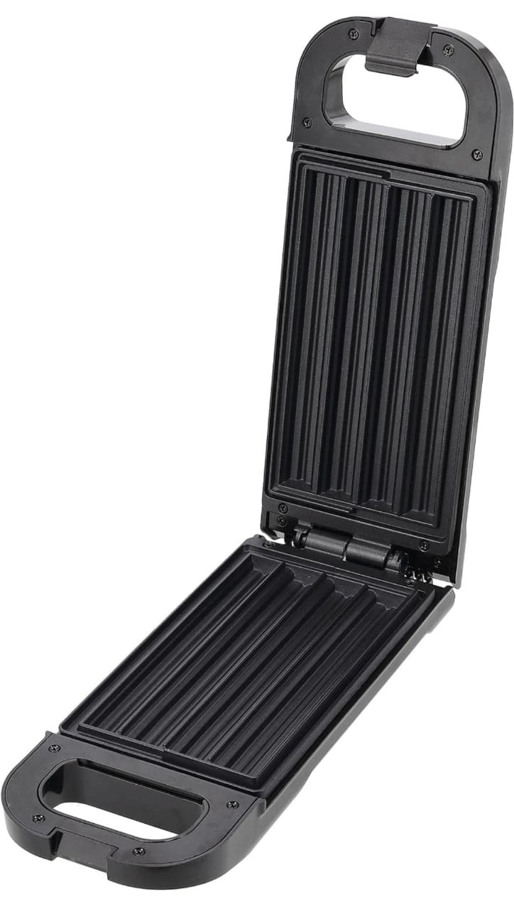 Churros Maker Power and Ready Indicator Non Stick Cooking Plate Easy to Clean 750W Freshly Bake 4 Churros at Time Cook Healthy &amp; Oil Free Churros 750W Black