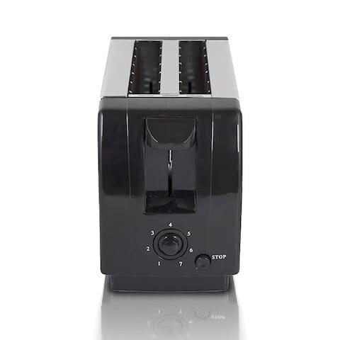 Generic 4 Slice Bread Toaster with Extra Wide Slots Stainless Steel Toaster with Dual Independent Controls, Adjustable Browning Settings & High-Lift Lever Perfect for Toast, Bagels, and Waffles