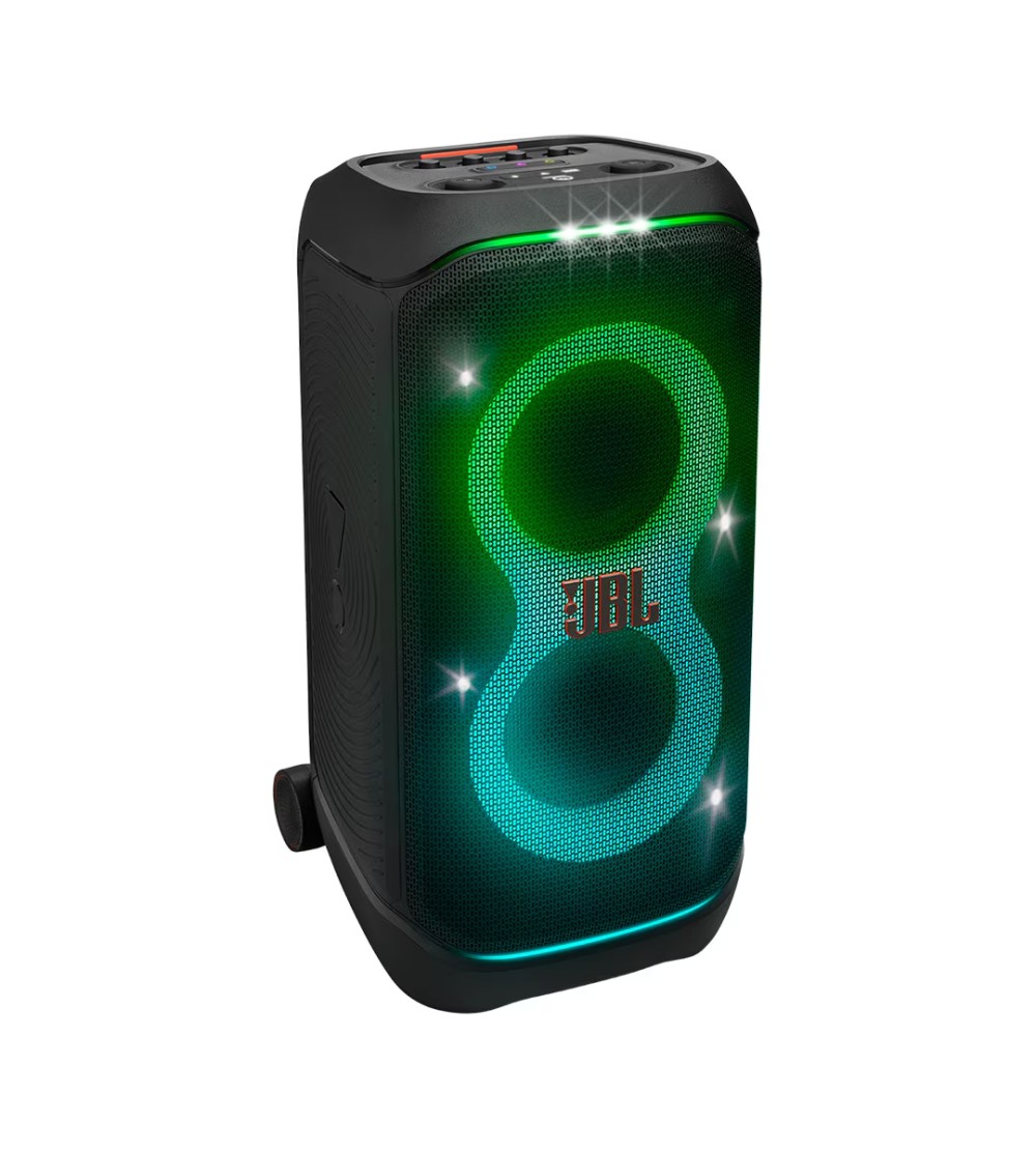 JBL Partybox Stage 320 Portable Party Speaker with Wheels - Black