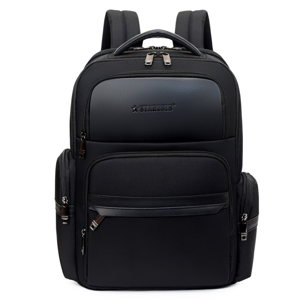 STARGOLD 16.5&quot; Backpack With Front Pocket, USB Port, Dual Side Pockets, Trolley Webbing And Multiple Internal Compartments