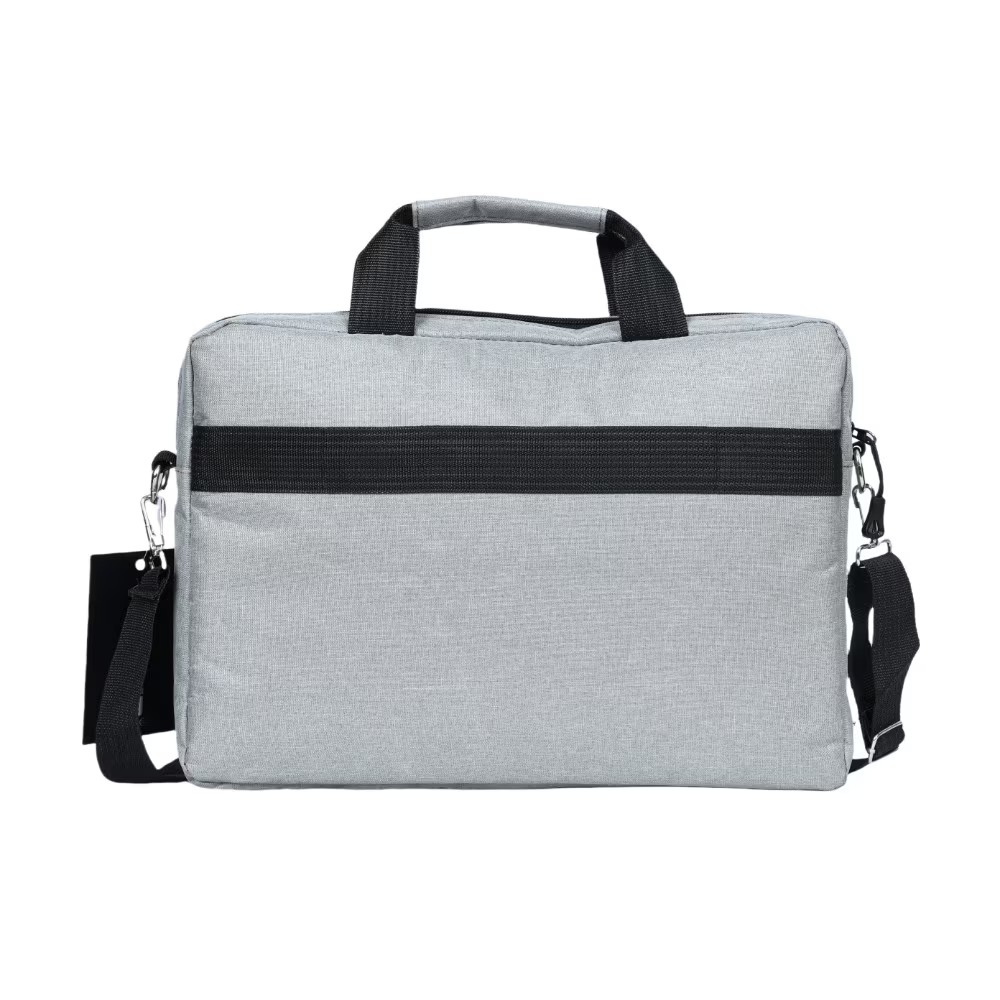 VIPTOUR Laptop Bag, Premium 16 Inch With Multiple Compartments, Padded Shoulder Strap Silver