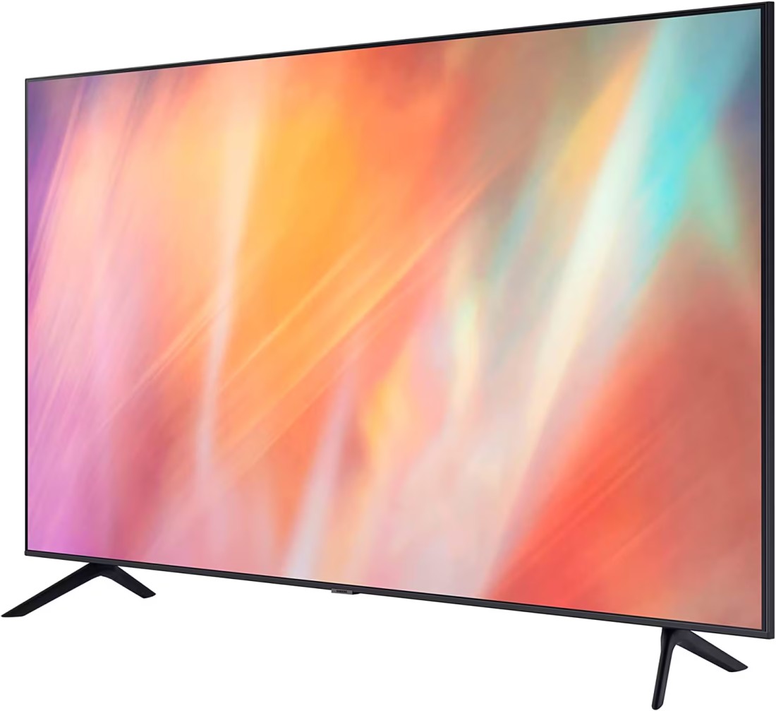 Samsung AU7000, 65 Inches, Crystal UHD 4K, Flat Smart TV, UA65AU7000UXZN, Black (2021)