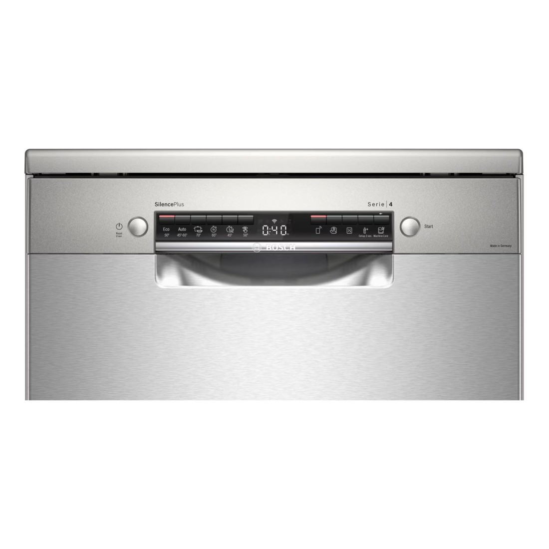 Bosch Series 4 Free-Standing Dishwasher SMS4ECI26M Brushed Steel 60cm 14 Place Settings