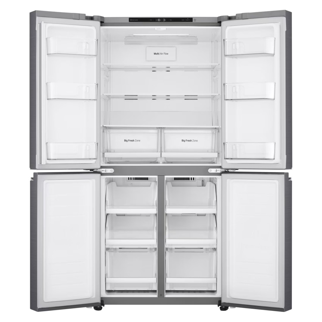 LG Side By Side Fridge GR-B29FTLVB Silver 464L