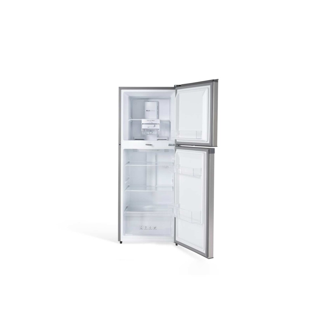 Terim 220L Net Capacity Double Door Top Mount Refrigerator Bright Silver TERR300S