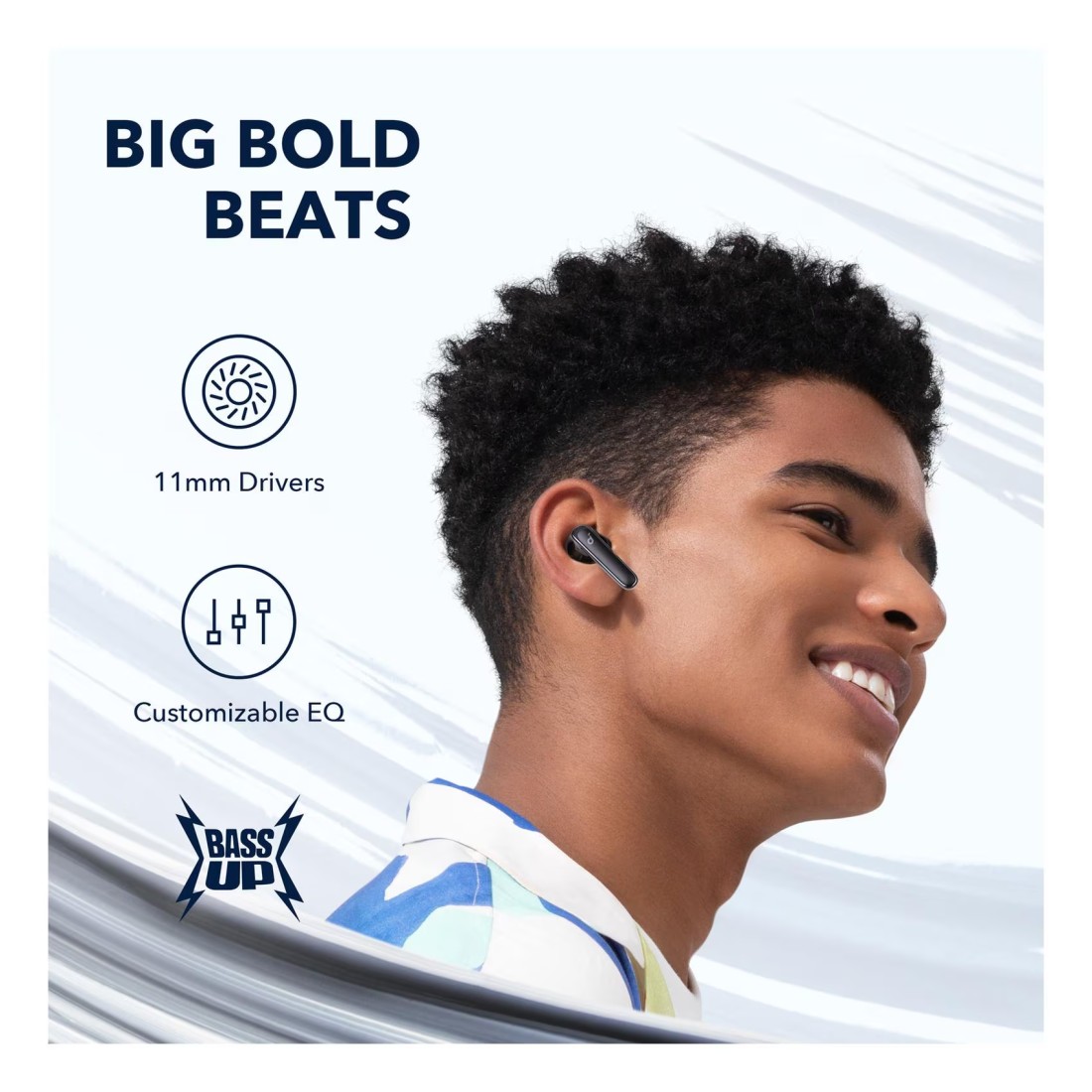 Anker Soundcore Life P3 Truly Wireless Noise Cancelling Bluetooth In-Ear Earbuds With Charging Case Black