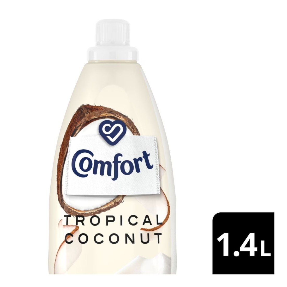 Comfort Naturals Tropical Coconut Fabric Conditioner White 1.4L