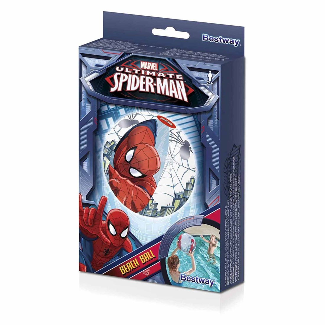 Bestway Spiderman Beach Ball Multicolour 51cm