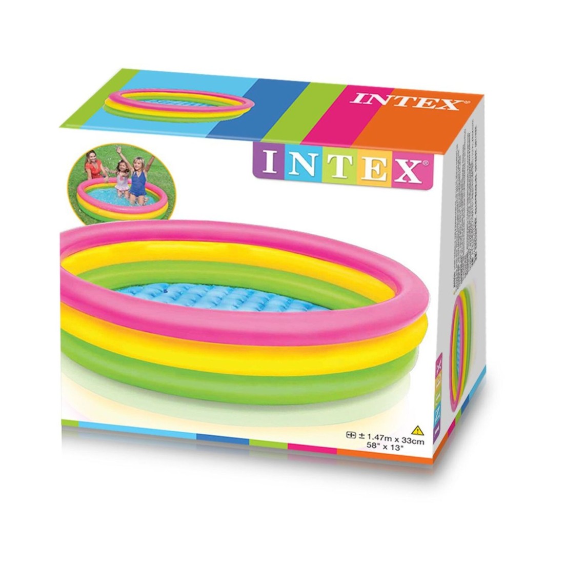 Intex Sunset Glow Baby Pool 57422 Multicolour 86x25cm