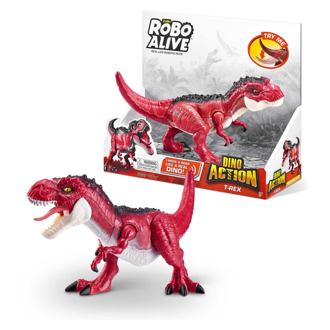 Zuru Robo Alive Series 1 Dino Action T-Rex Red