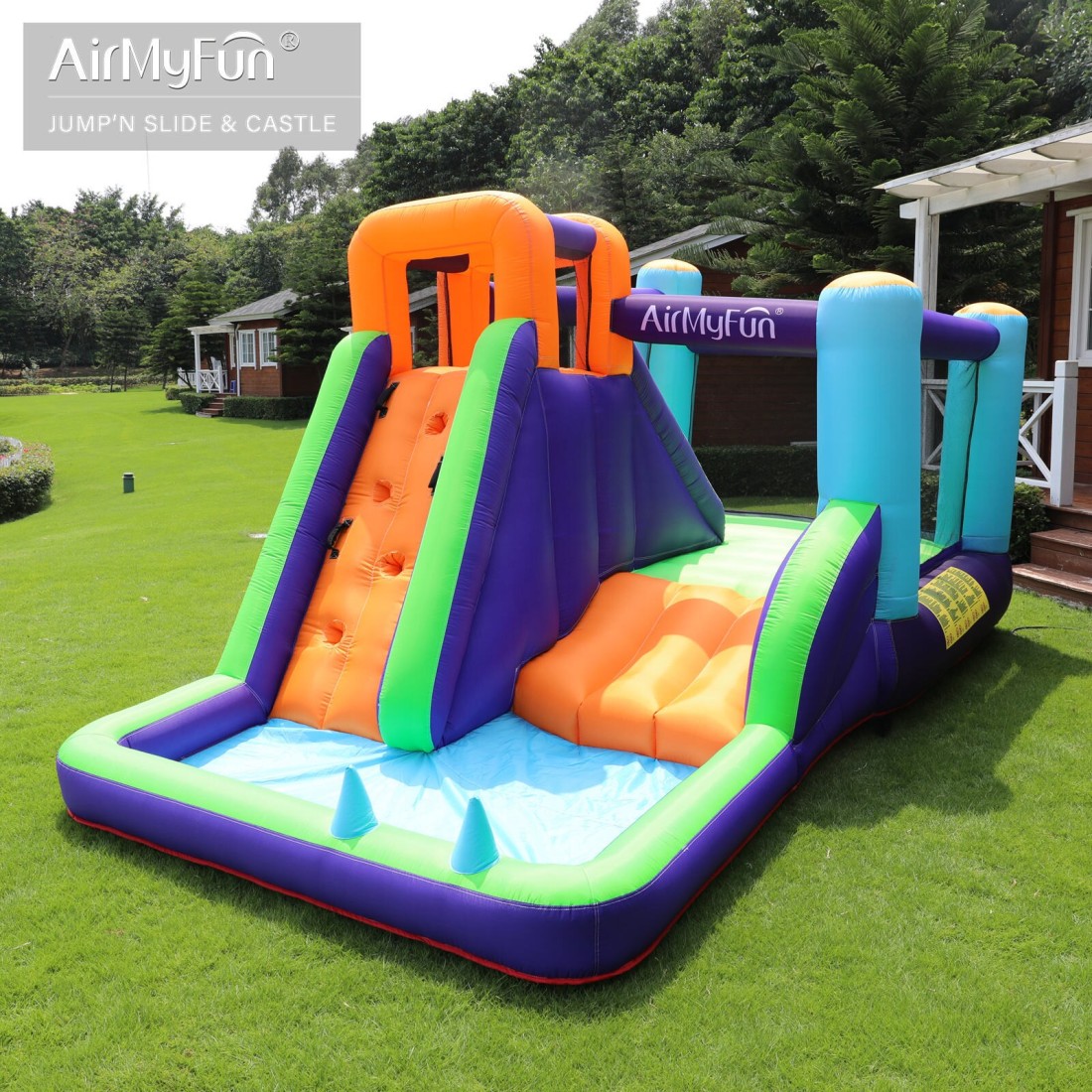 Toycee BOUNCY CASTLE FOR KIDS 445x245x205CM. WITH AIR PUMP 450W
