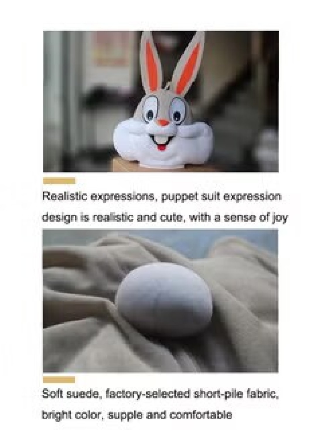 New Popular Funny Rabbit Bugs Bunny Mascot Animal Cosplay Costumes For Adult
