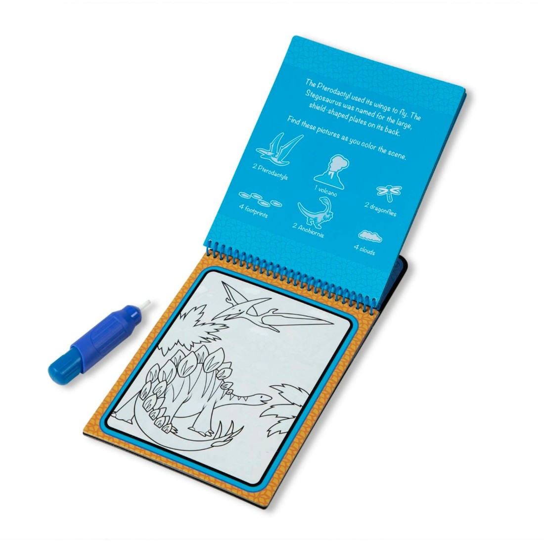 Melissa &amp; Doug On The Go Water Wow Dinosaur Water Reveal Pad