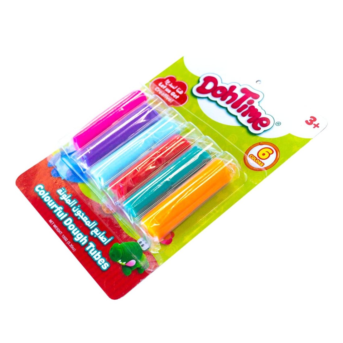 DohTime Colour Dough Tubes 6 Colours 150g