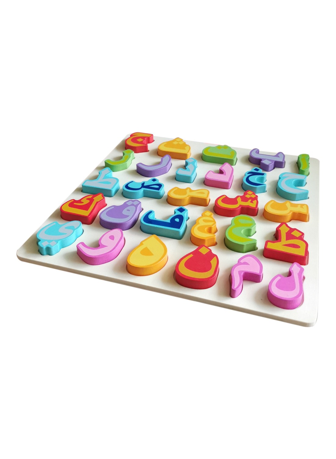 Wooden Arabic Alphabet Learning Set offers a fun, interactive way for children to master Arabic letters, enhancing language skills through tactile engagement