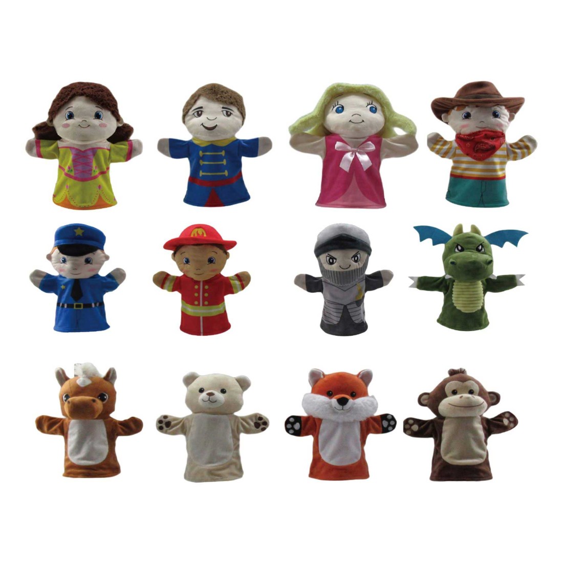 Hk Hand Puppets Multicolour 25cm
