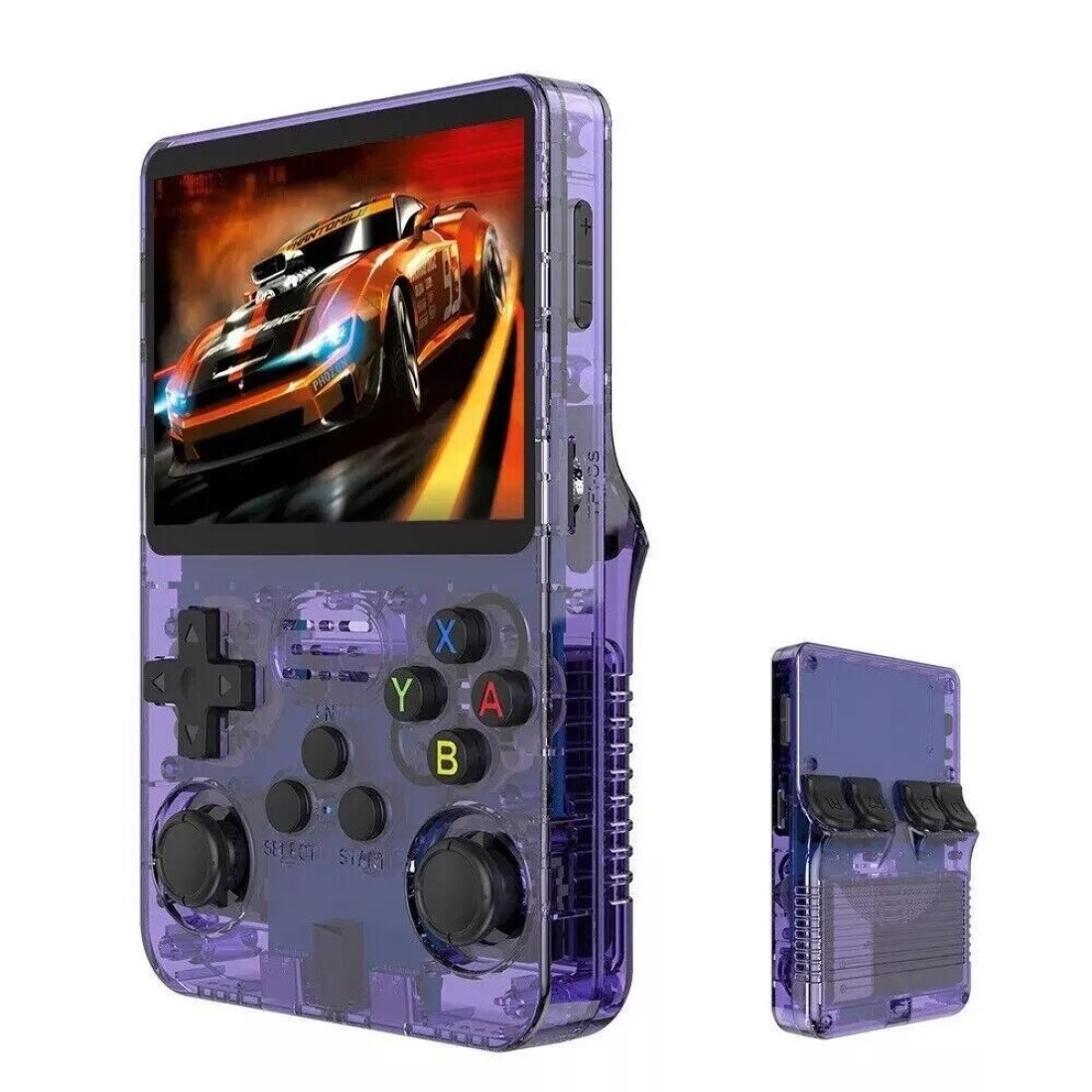 Handheld Retro Video Game Console – Linux System, 64GB Storage, 3.5-Inch IPS Screen, Portable Gaming Device with Preloaded Classic Games, 4000+ Titles,