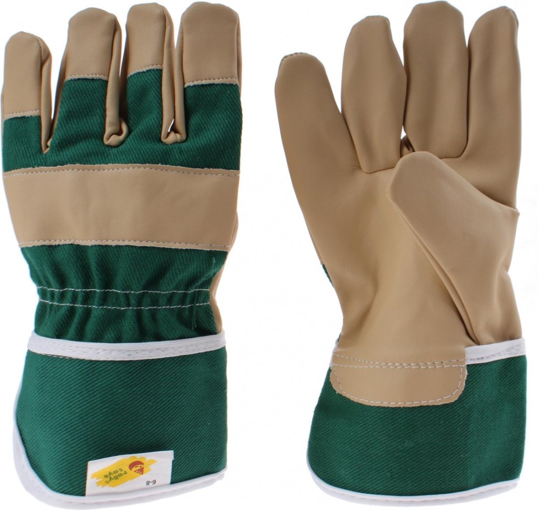 Rolly Kids Work Gloves for 6 to 8 Years