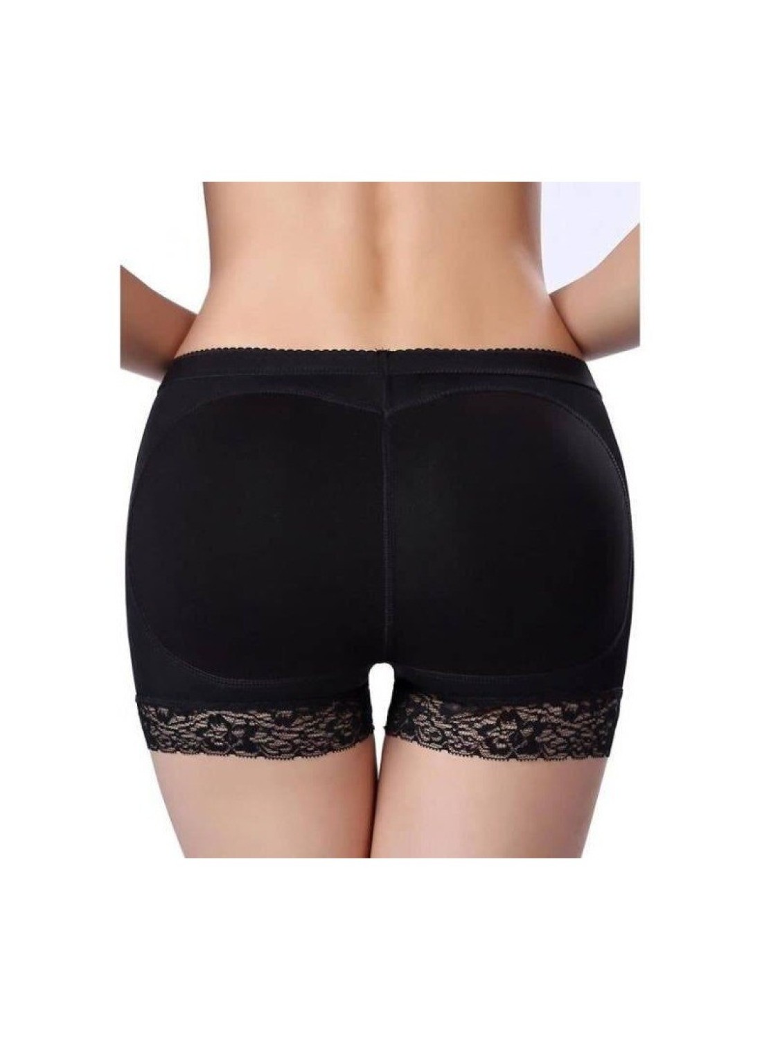 Women’s Padded Butt Lifter Shapewear, Push-Up Hip Enhancer Control Panties, Seamless Tummy Control Boyshorts with Removable Padding for Natural Curves