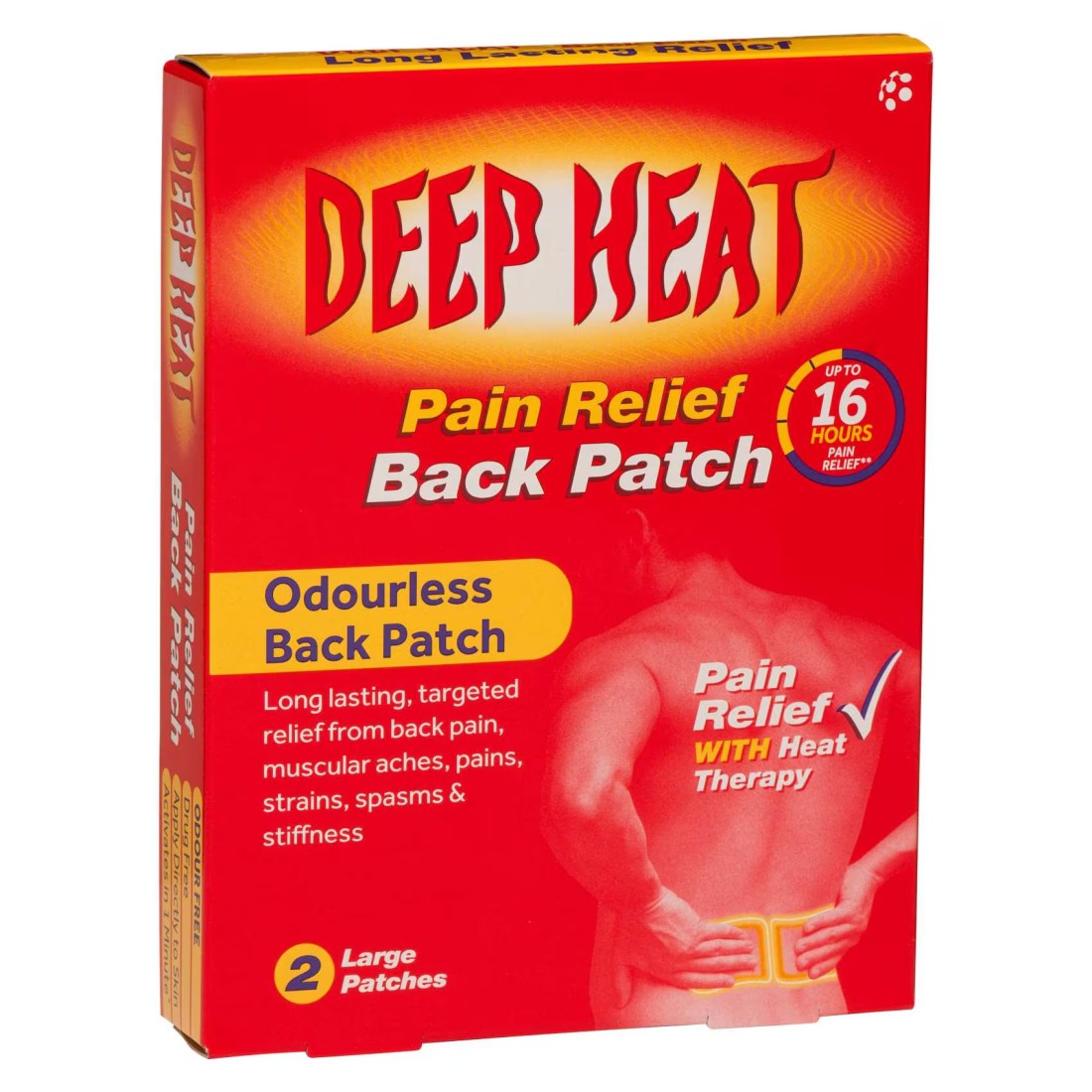 Deep Heat Pain Relief Back Patch Large 2 Patches