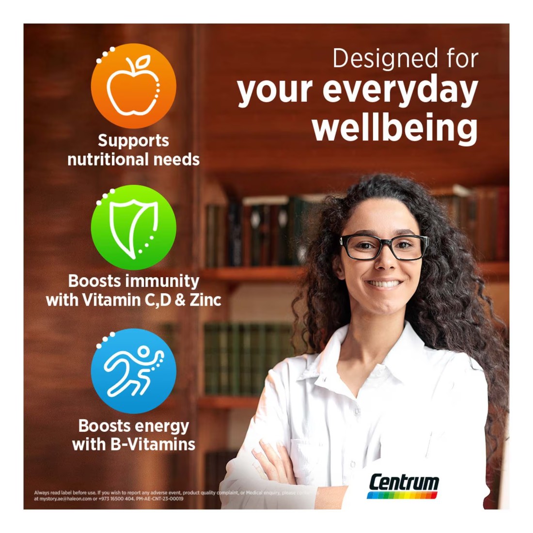 Centrum with Lutein Multivitamin Dietary Supplement 30 Tablets