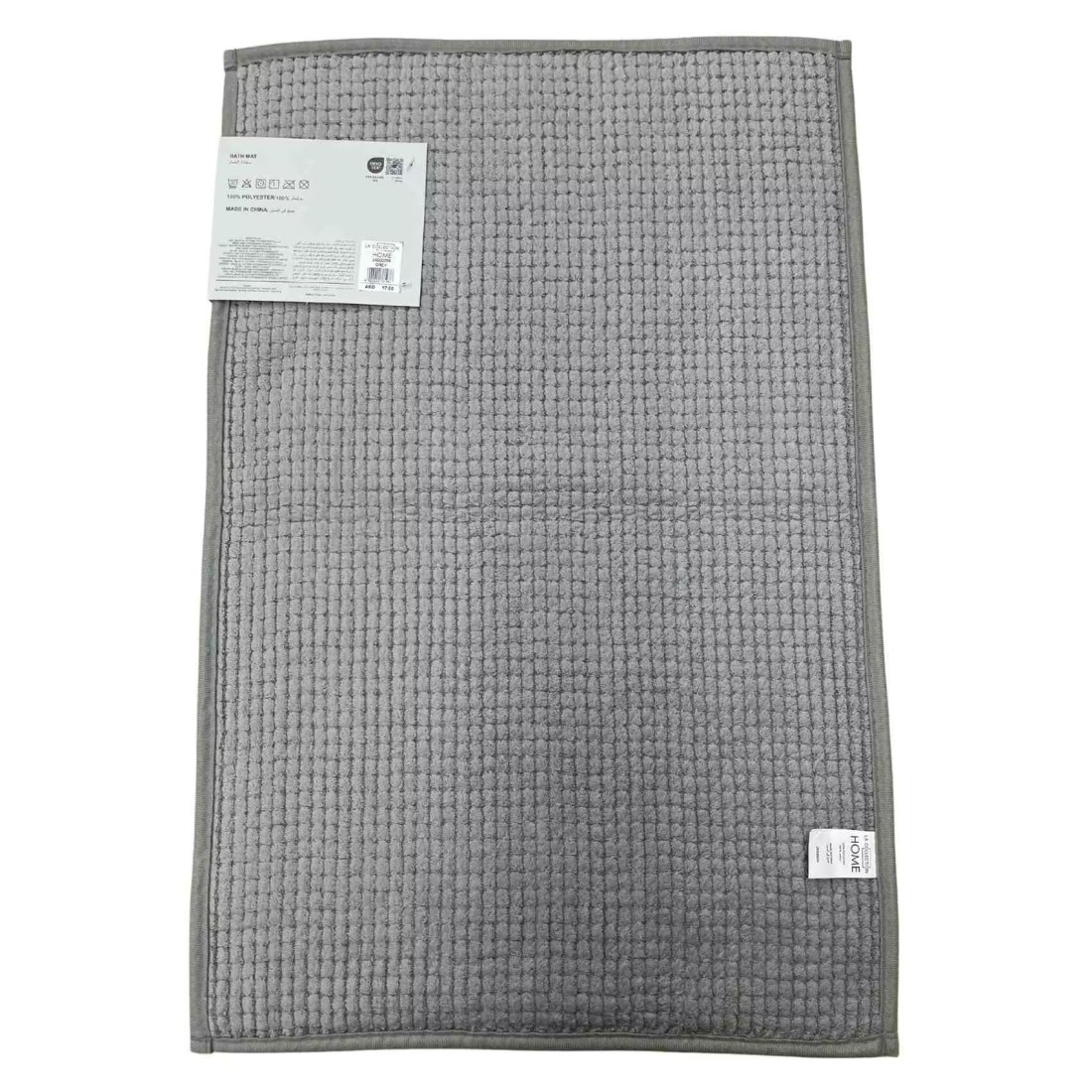 La Collection 1150 GSM Polyester Anti-slip Chenille Bath Mat 24000060 Pink 60x90cm