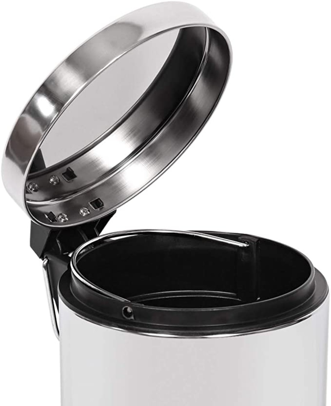 Moonlight Stainless Steel Dustbin, Pedal Bin - 3 Liter, Silver