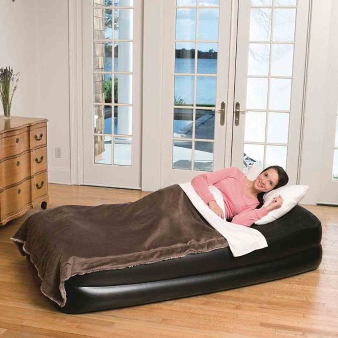 Bestway Pump Airbed Twin 191x97x46cm