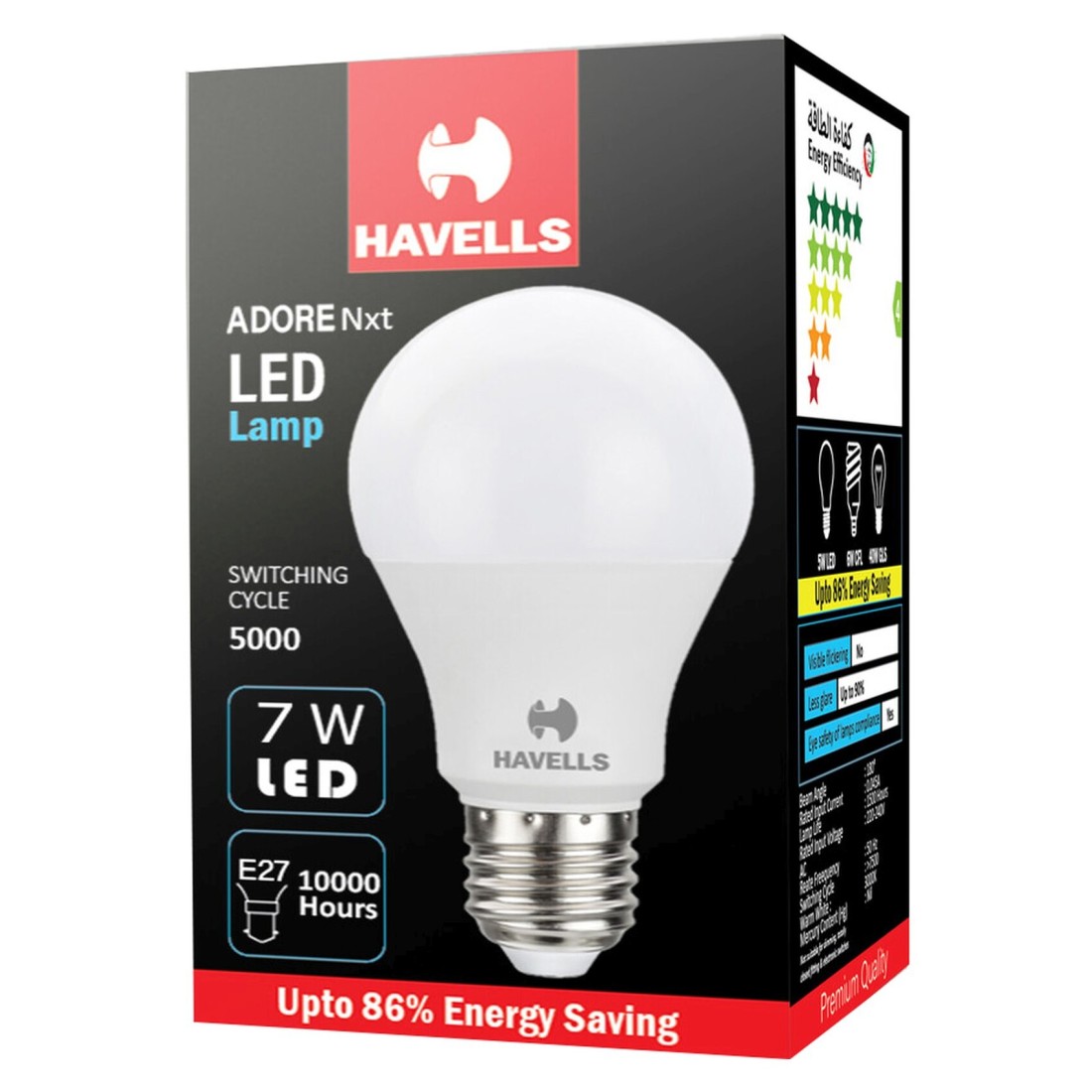 Havells Adore Nxt LED Lamp Bulb Day Light 7W E27