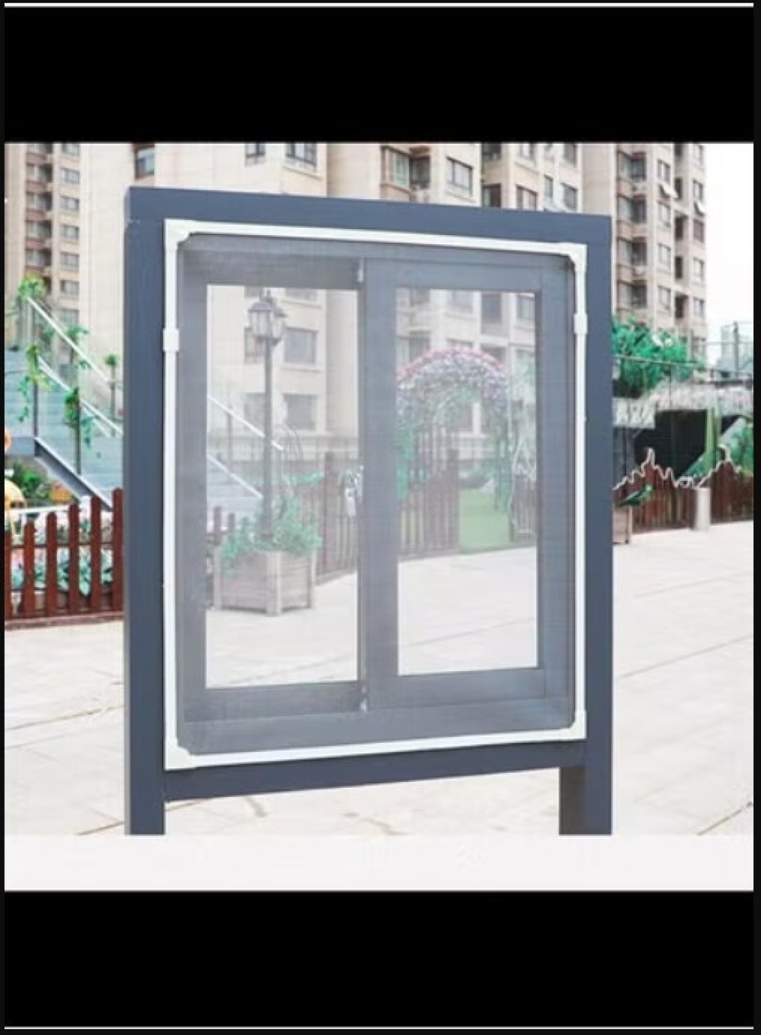 Magnetic Self-Adhesive Mosquito Net Removable Screen Window And Door Net Dark Gray Border + White Screen- 130 * 180cm