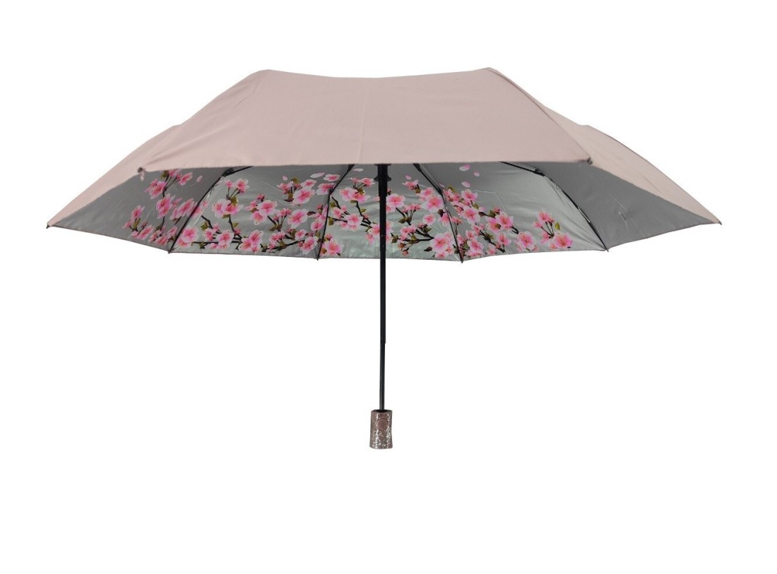 UV Coated Umbrella with Flower Designs