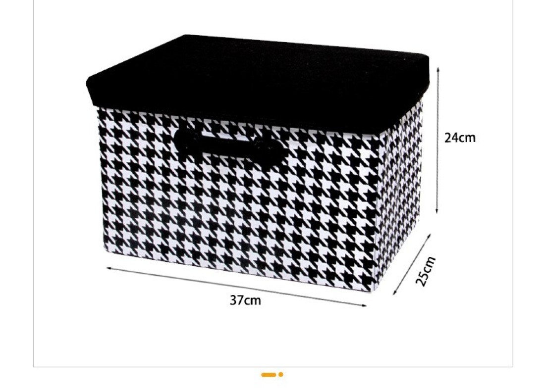 Decorative Storage Box For Clothes Households Etc Made With High Quality Oxford Material.