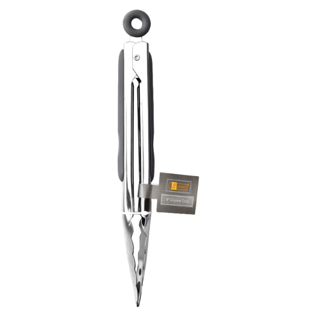 James.F Stainless Steel Silicone Tong 9inch
