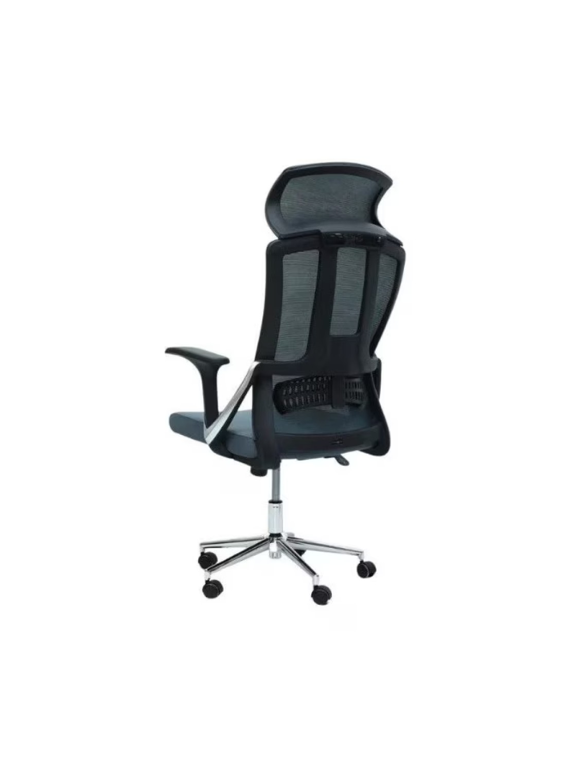Ergonomic Office Chair with Headrest and Lumbar Support Desk Chair Computer Chair, High Back Executive Swivel Chair (Black) (Headrest)