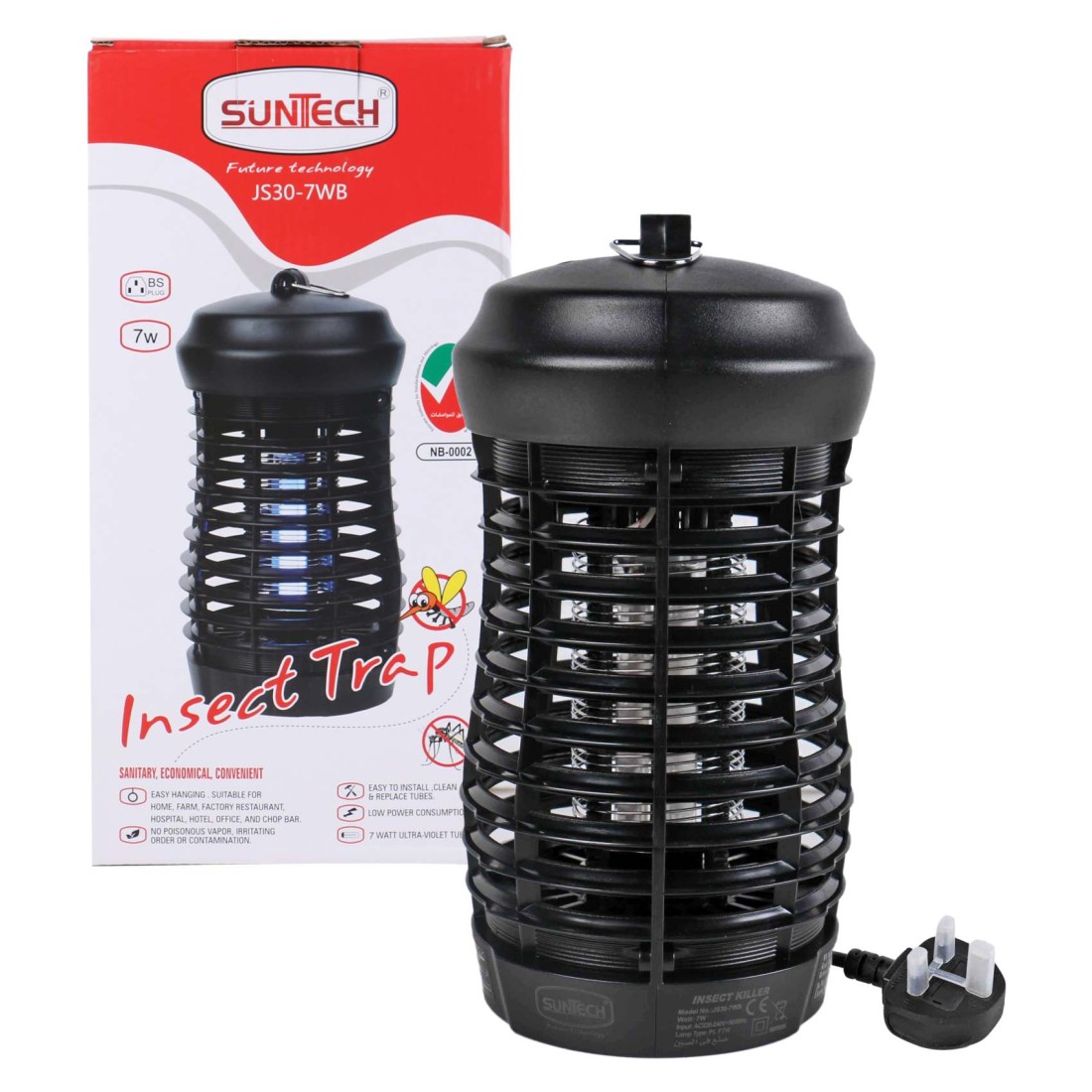 Suntech Insect Killer JS30-7W Black
