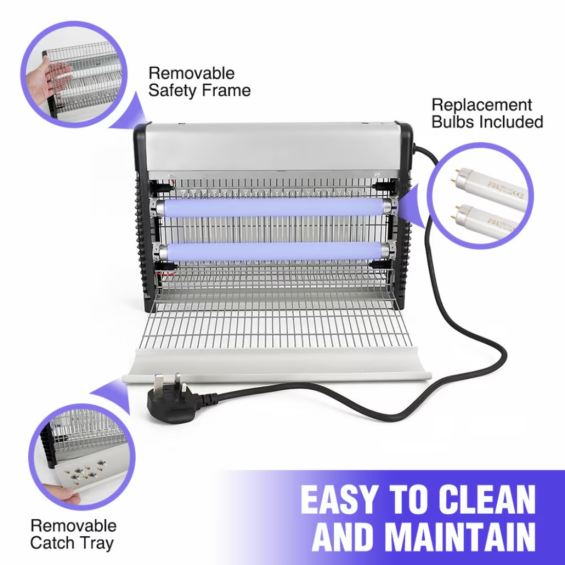 STARGOLD Electric Electric Insect Killer Mosquito Trap Lamp Effective Insect Killer 30W