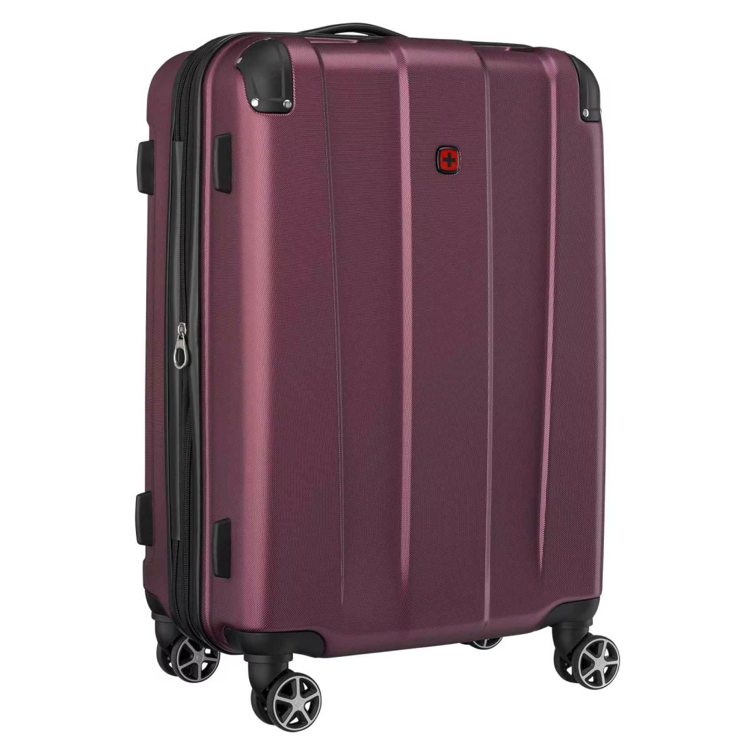 Wenger Protector 4 Wheel Hard Casing Luggage Trolley Red 67cm