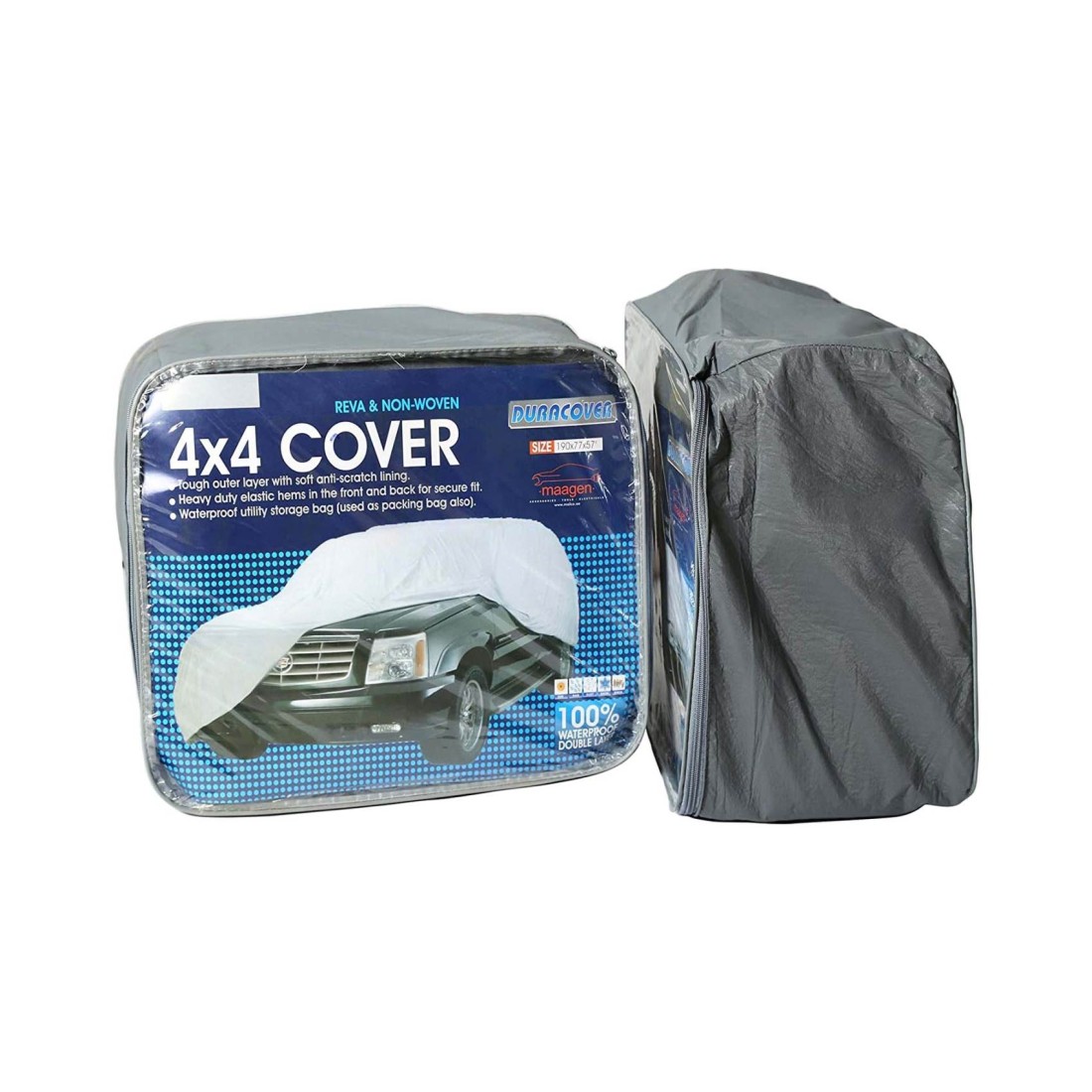 Mageen Duracover Waterproof Car Cover Grey 190x77x57cm