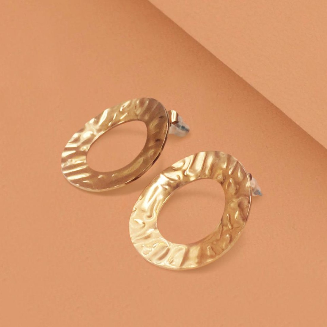 Aiwanto Small Hoop Beautiful Earring Rose gold Earrings Gift for Women's