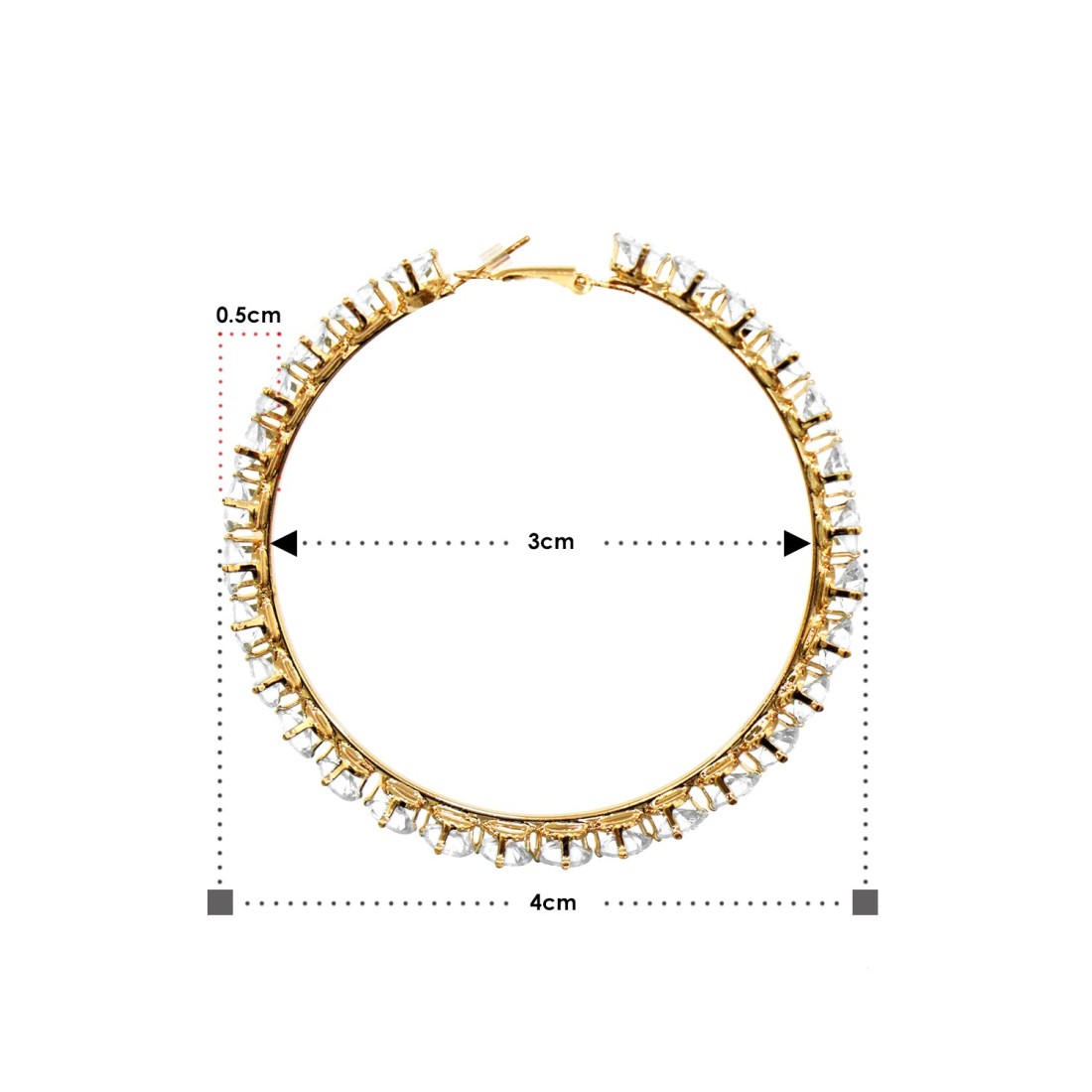 Aiwanto Hoop Earring Beautiful Earrings