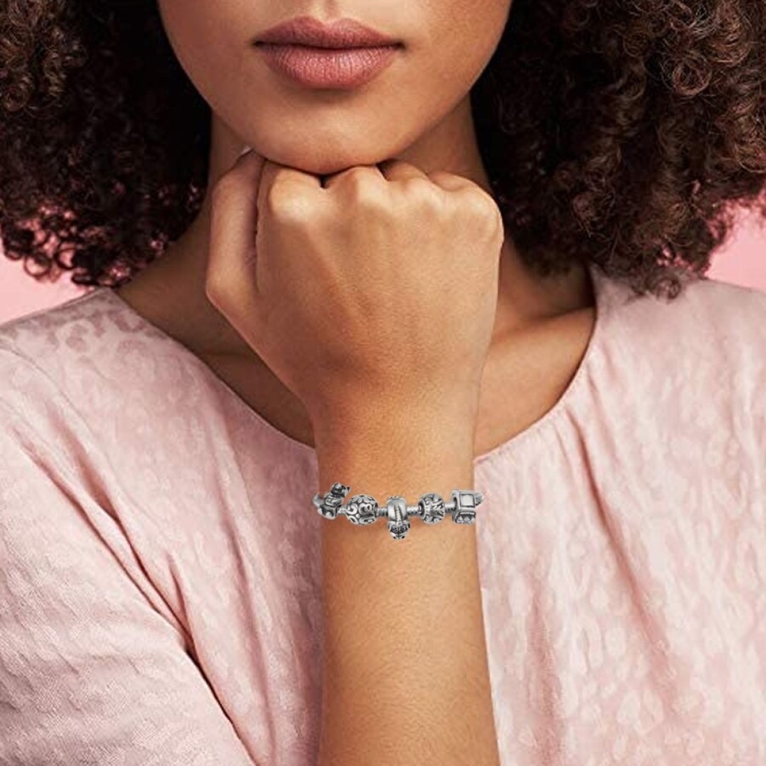 Aiwanto 1Pc Women Silver Bracelet Fashion Bracelet