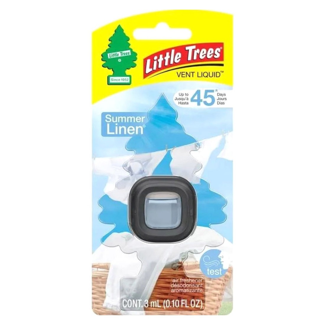 Little Trees Vent Liquid Summer Linen Car Air Freshener Clear 3ml