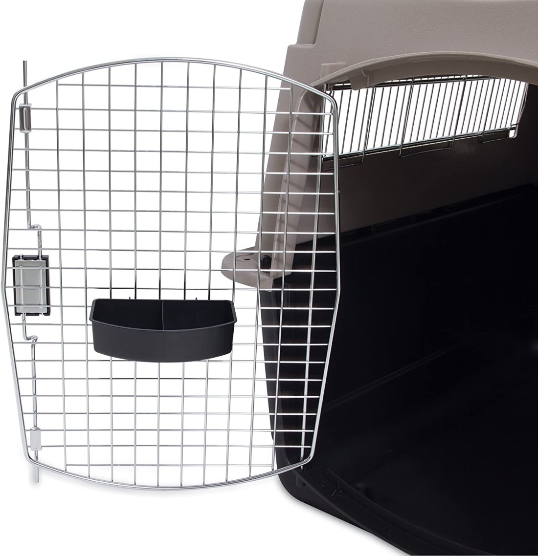 PETMATE ULTRA VARI KENNEL FASHION 36" 50-70lbs ~ TAUPE & BLACK
