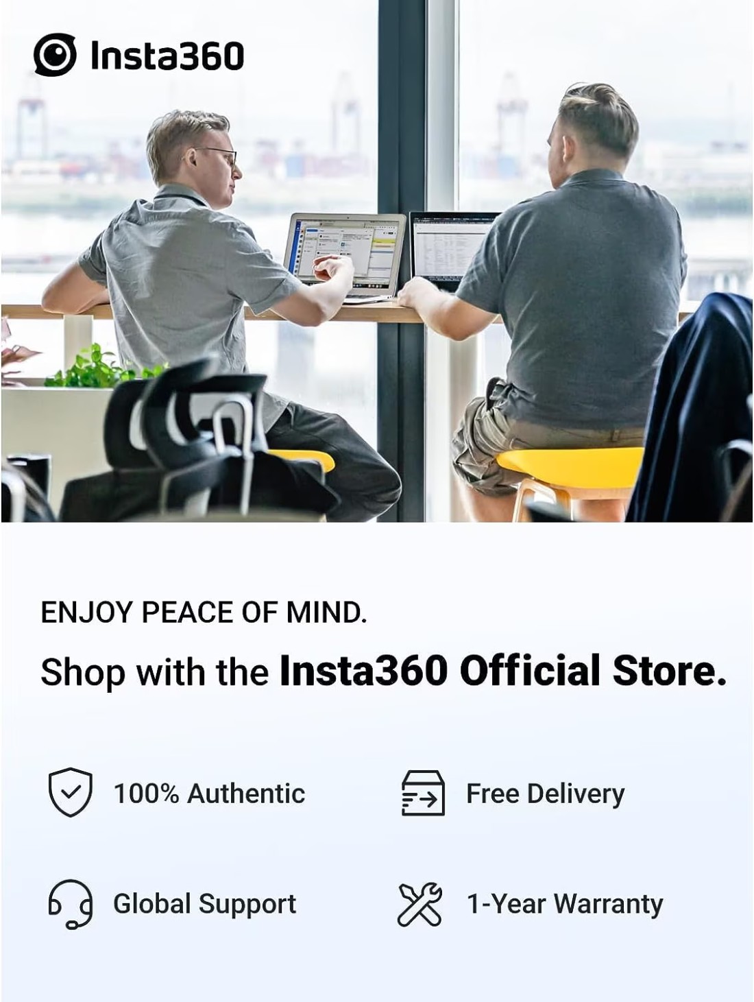Insta360 GO 3 (64GB) – Small & Lightweight Action Camera, Portable And Versatile, Hands-Free POV, Mount Anywhere, Stabilization, Multifunctional Action Pod, Waterproof, For Travel, Sports, Vlog