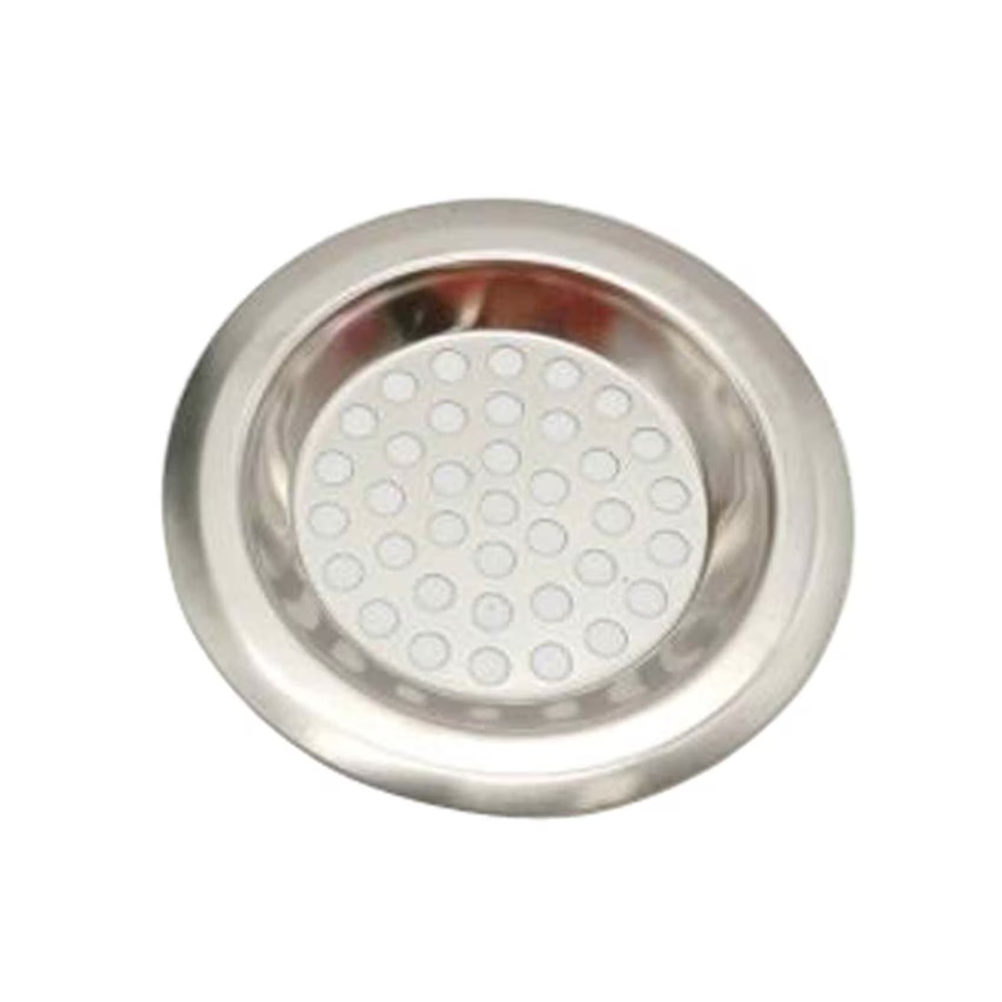 Master Chef Gourmet Line Steel Sink Strainer Silver