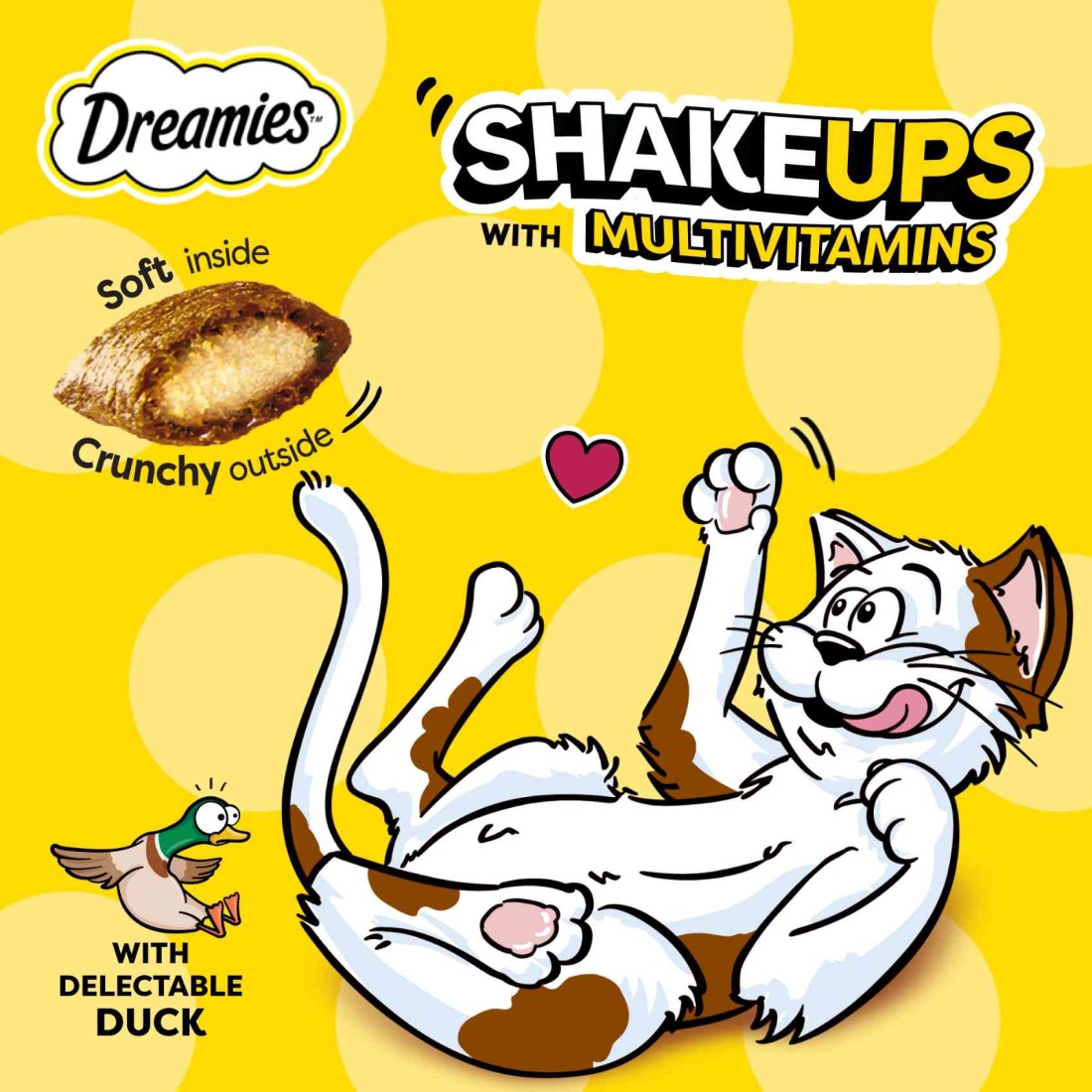 Dreamies Cat Treats with Delectable Duck 60g