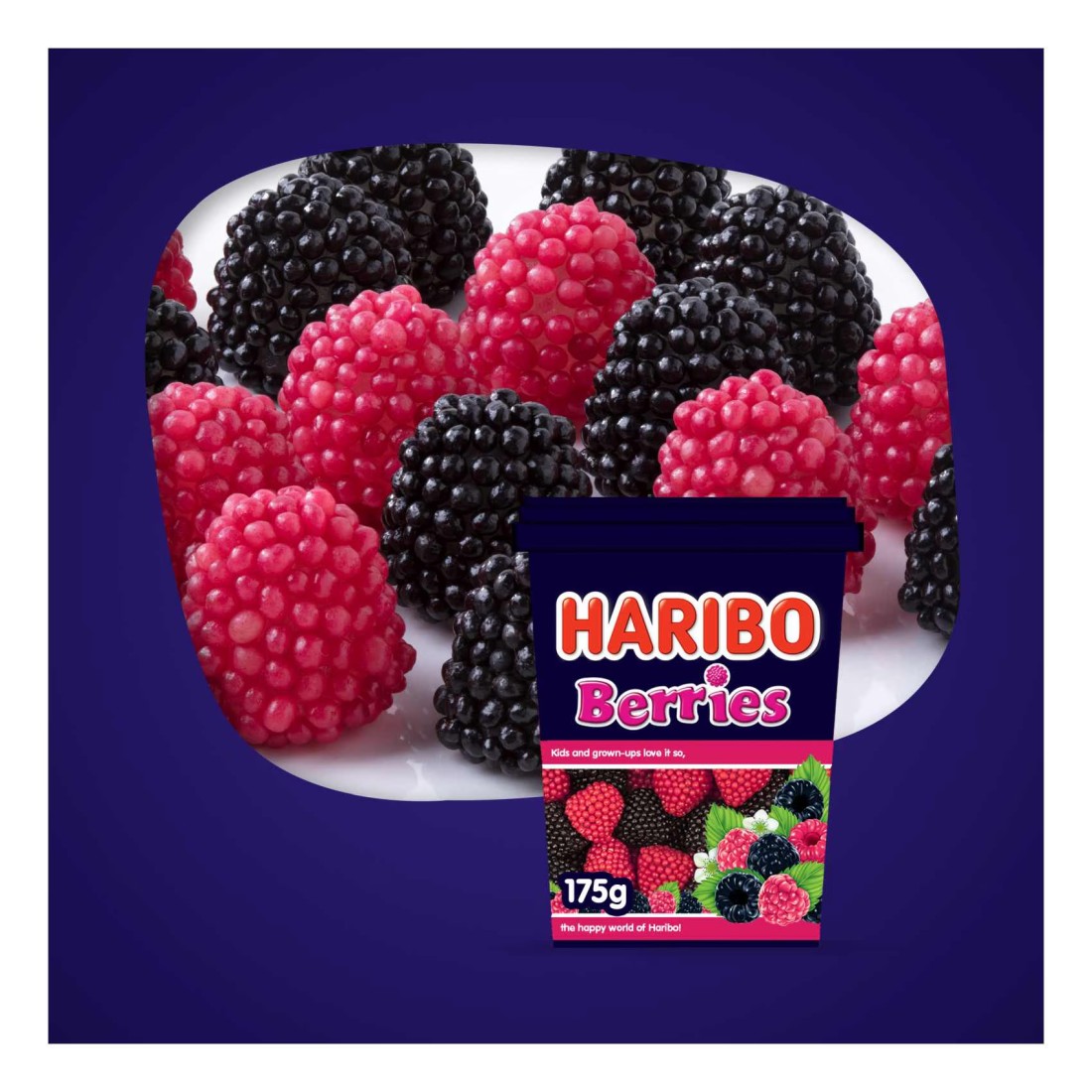 Haribo Berries Cup Candy, 175g