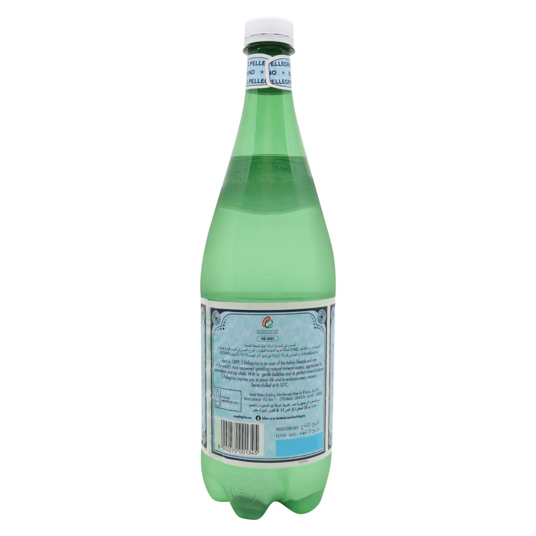 San Pellegrino Carbonated Natural Mineral Water 1L